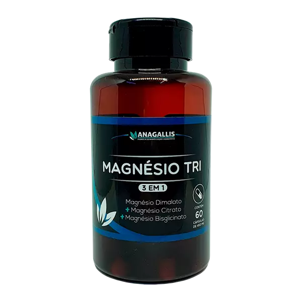 Magnésio Tri 450mg 60 cápsulas