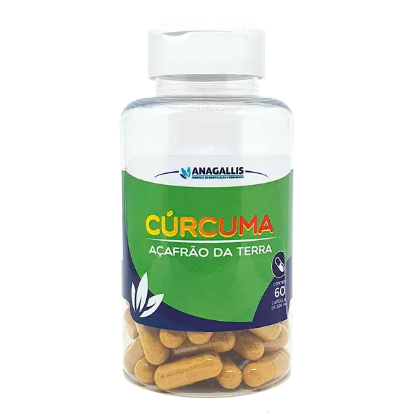 Curcuma açafrão 500mg 60 cápsulas