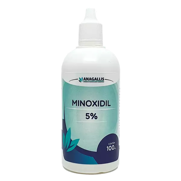 Minoxidil 5% com Propilenoglicol 100ml