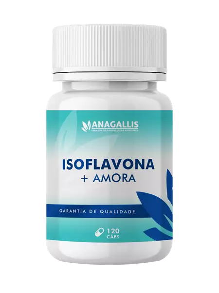 Isoflavonas 50mg + Amora 300mg 120 Cápsulas