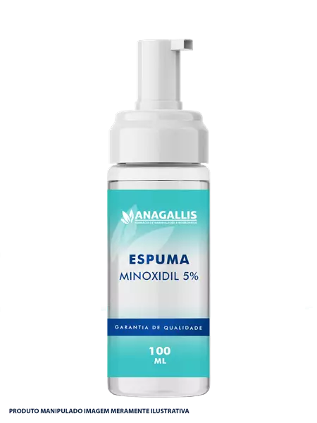 Espuma de Minoxidil 5% sem Enxágue 100ml