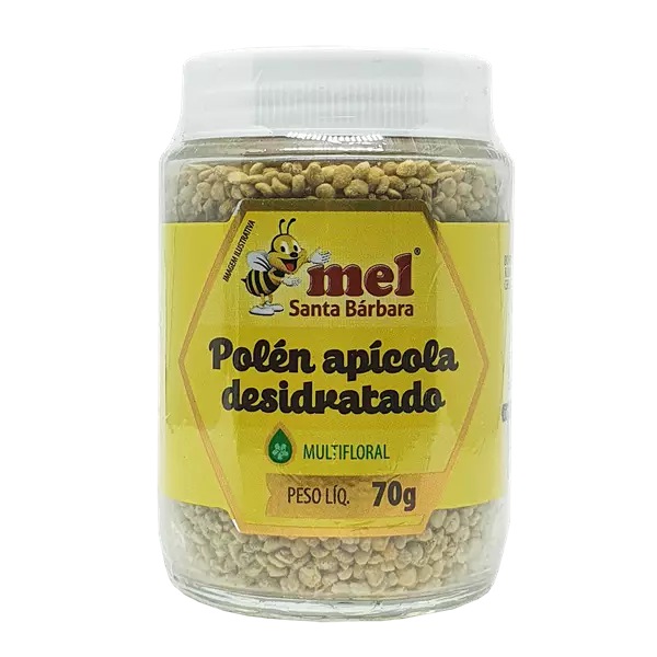 Pólen apícola desidratado 70g santa barbara