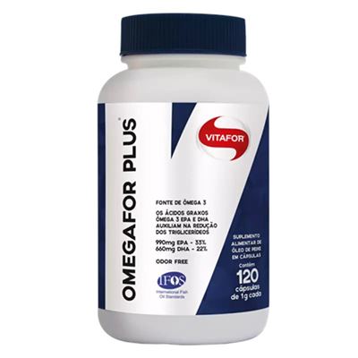 Omegafor plus 120 cápsulas 1000g vitafor